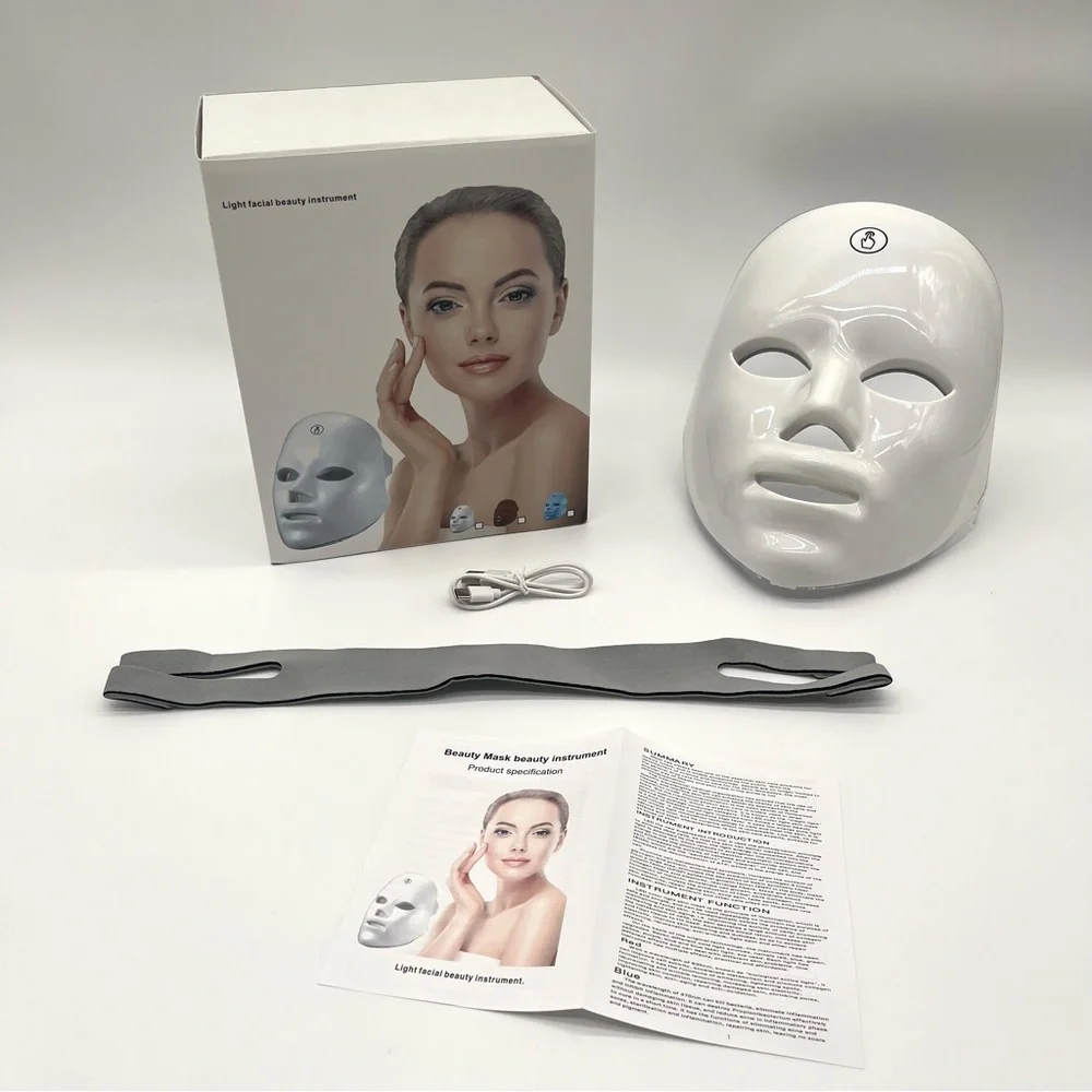 Light Therapy Mask NWT, Photon Facial Beauty Instrument, Skincare